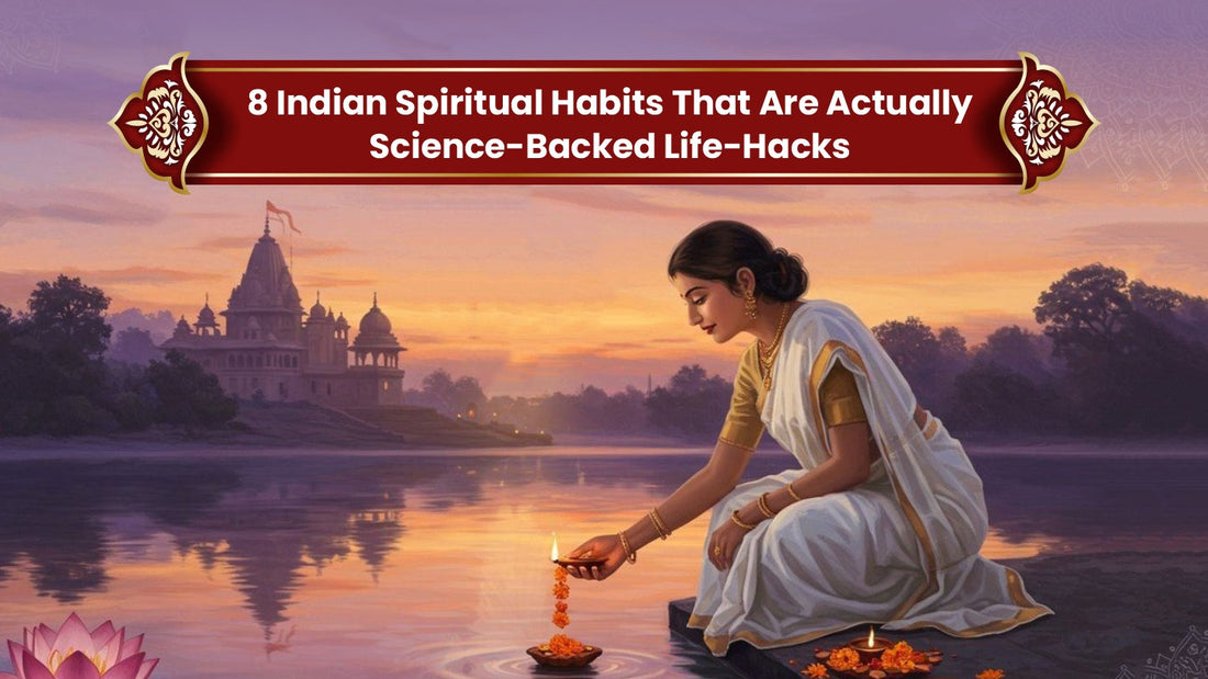 8 Indian Spiritual Habits That Are Actually Science-Backed Life-Hacks
