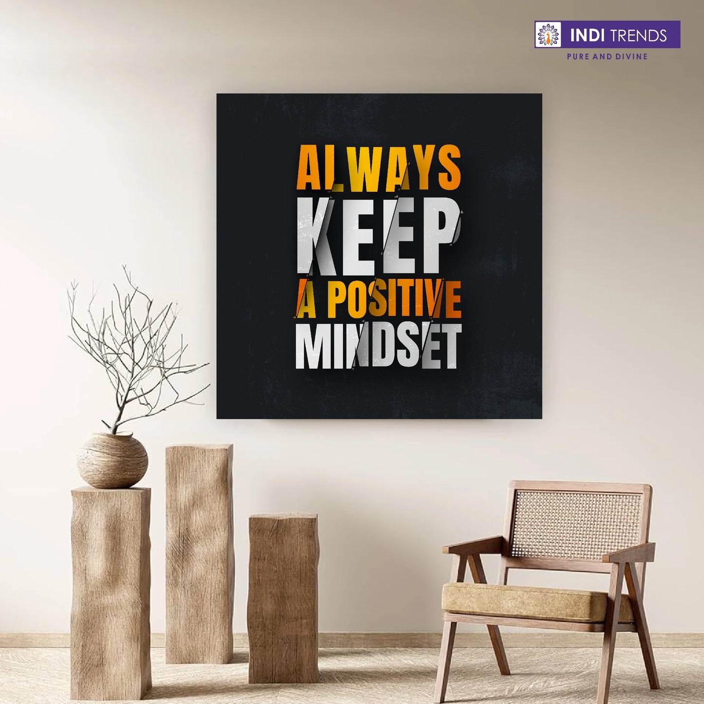 Creativ Thoughts Canvas Wall Art – Standard Print