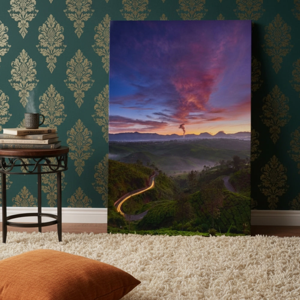 Swirling Vortex Sky Canvas Print