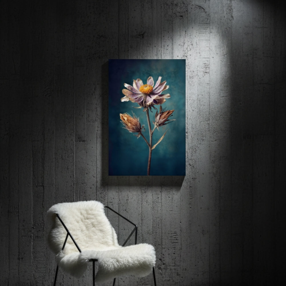 Vibrant Abstract Floral Canvas Print #27