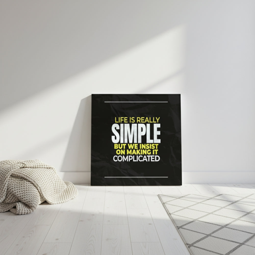 Creativ Thoughts Canvas Wall Art – Standard Print