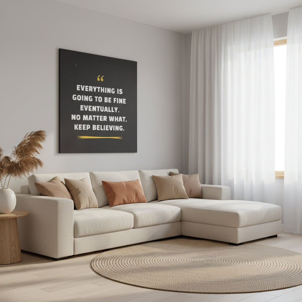 Creativ Thoughts Canvas Wall Art – Standard Print