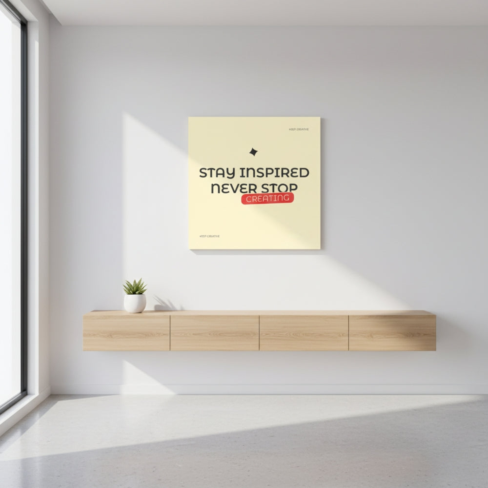 Creativ Thoughts Canvas Wall Art – Standard Print
