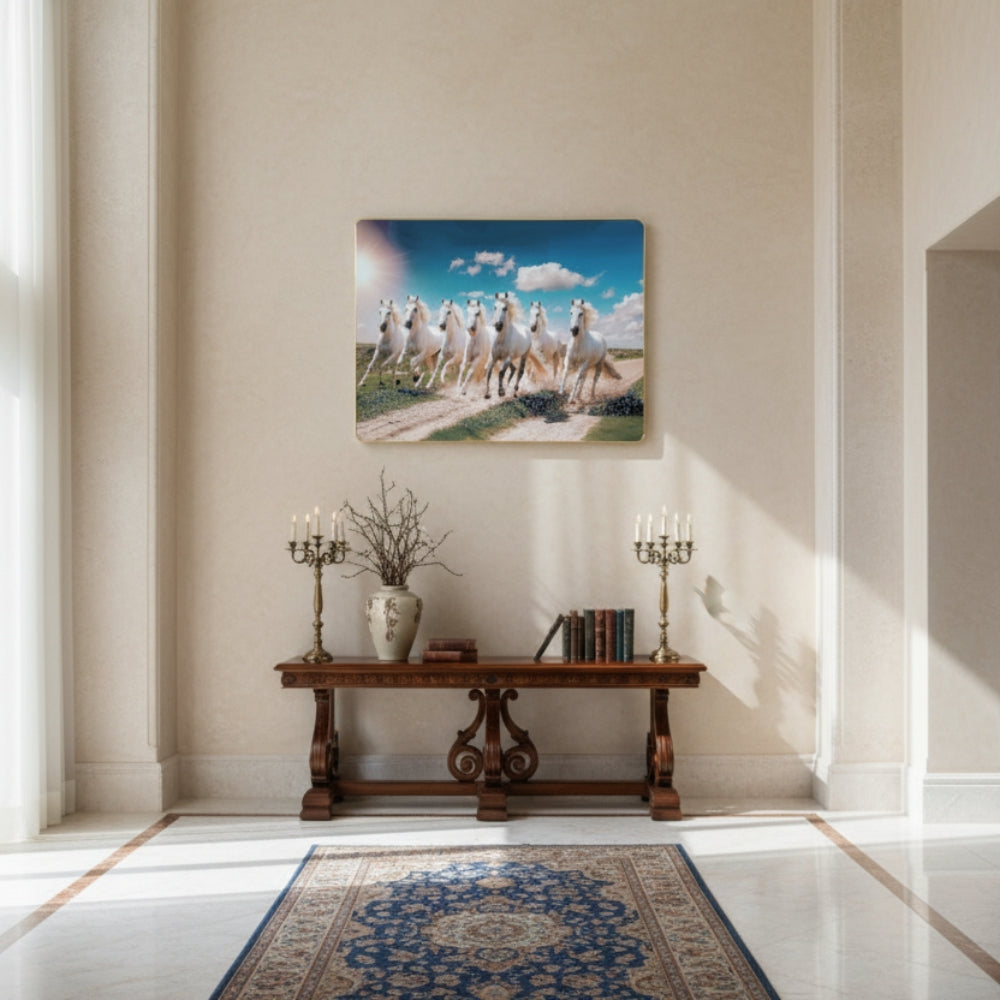 Seven Running Horses Vastu Art