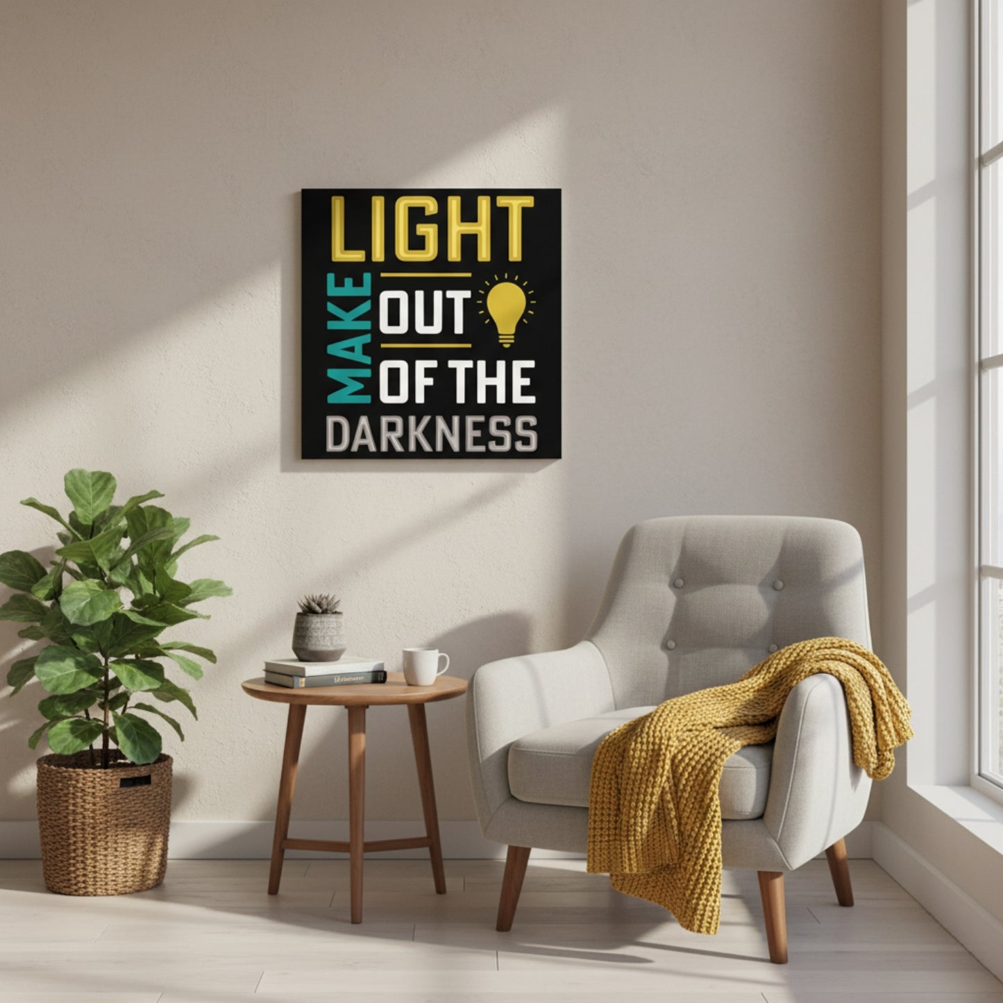 Light Out of Darkness – Overcoming Adversity Quote