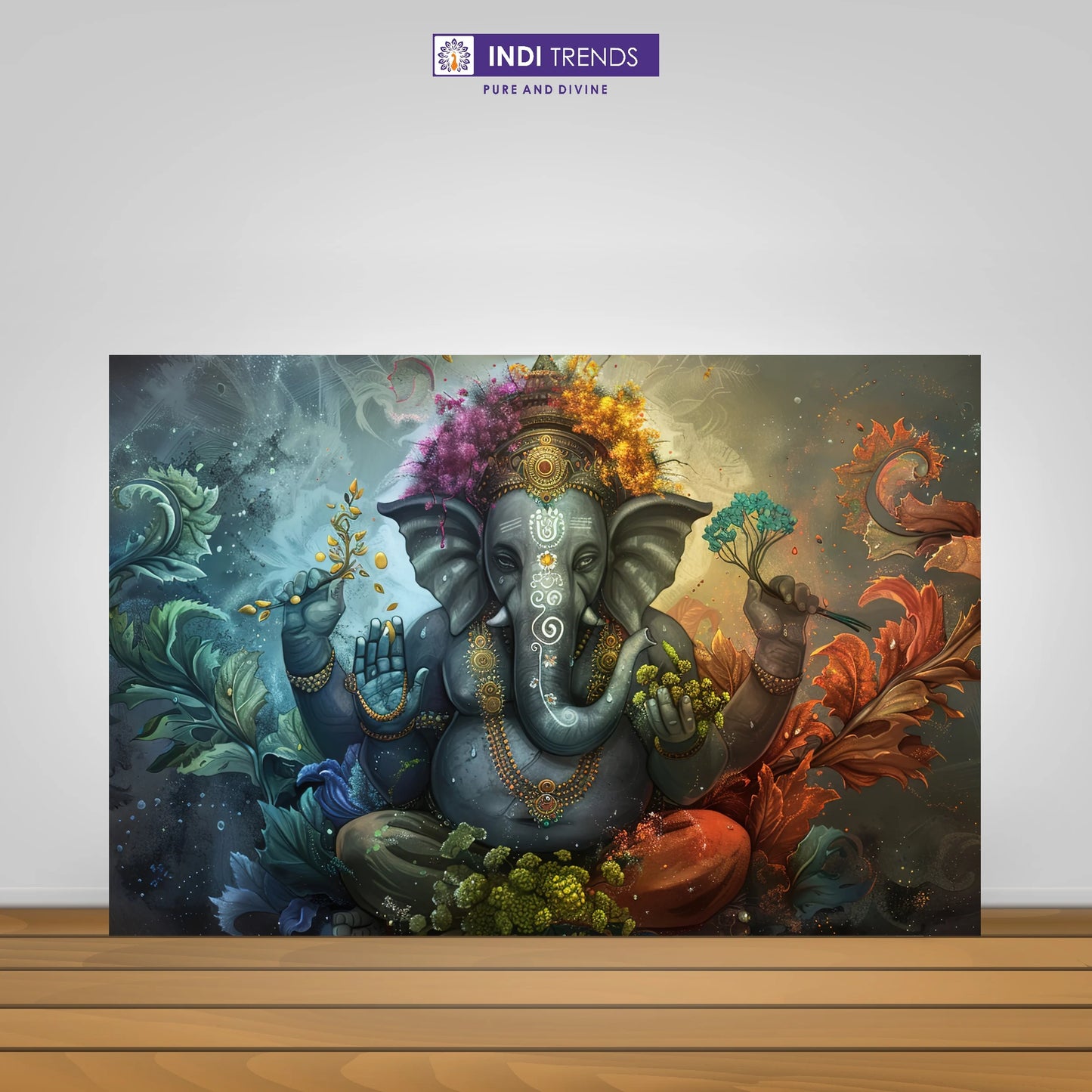 Lord Ganesha Canvas Wall Art – Standard Print