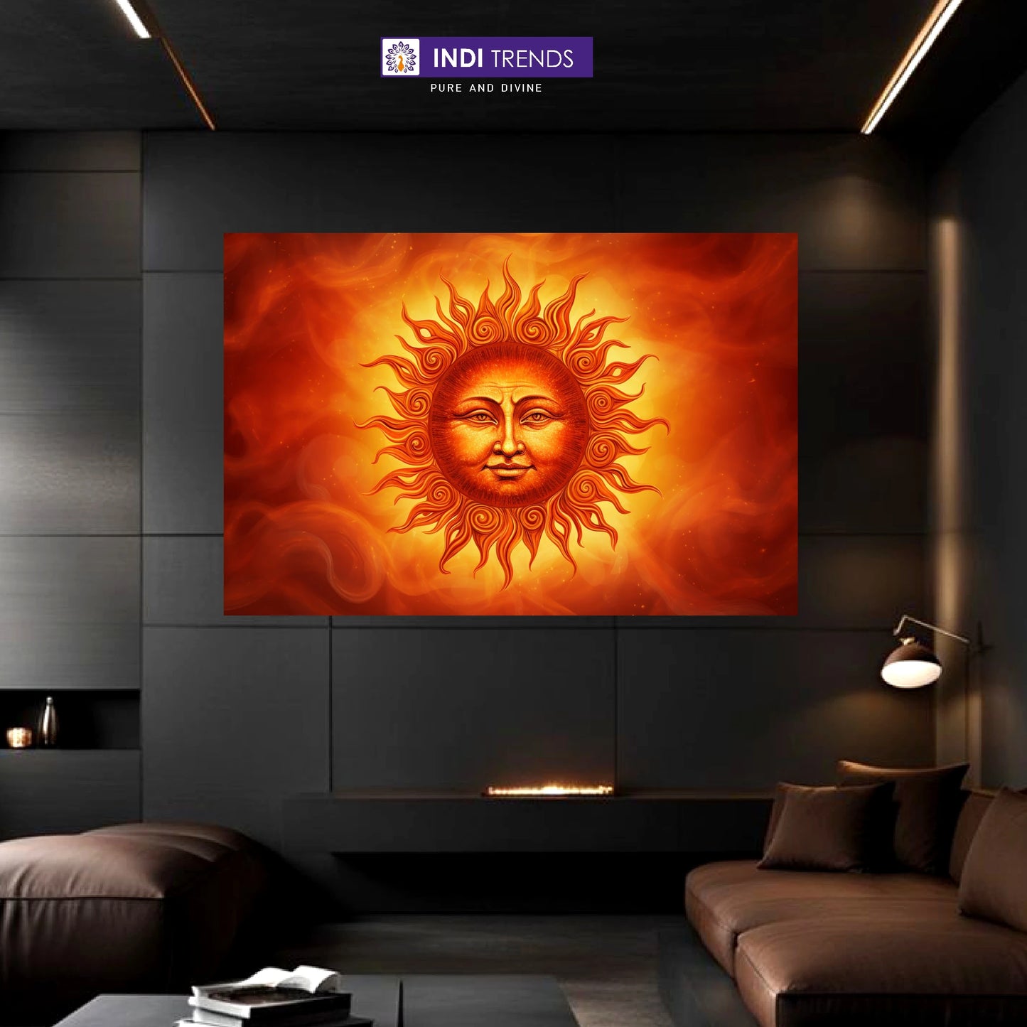 Lord Surya Dev Canvas Wall Art – Standard Print