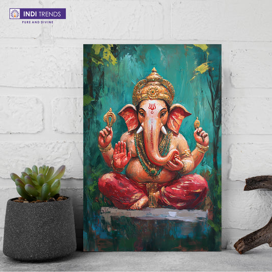 Lord Ganesha Canvas Wall Art – Standard Print