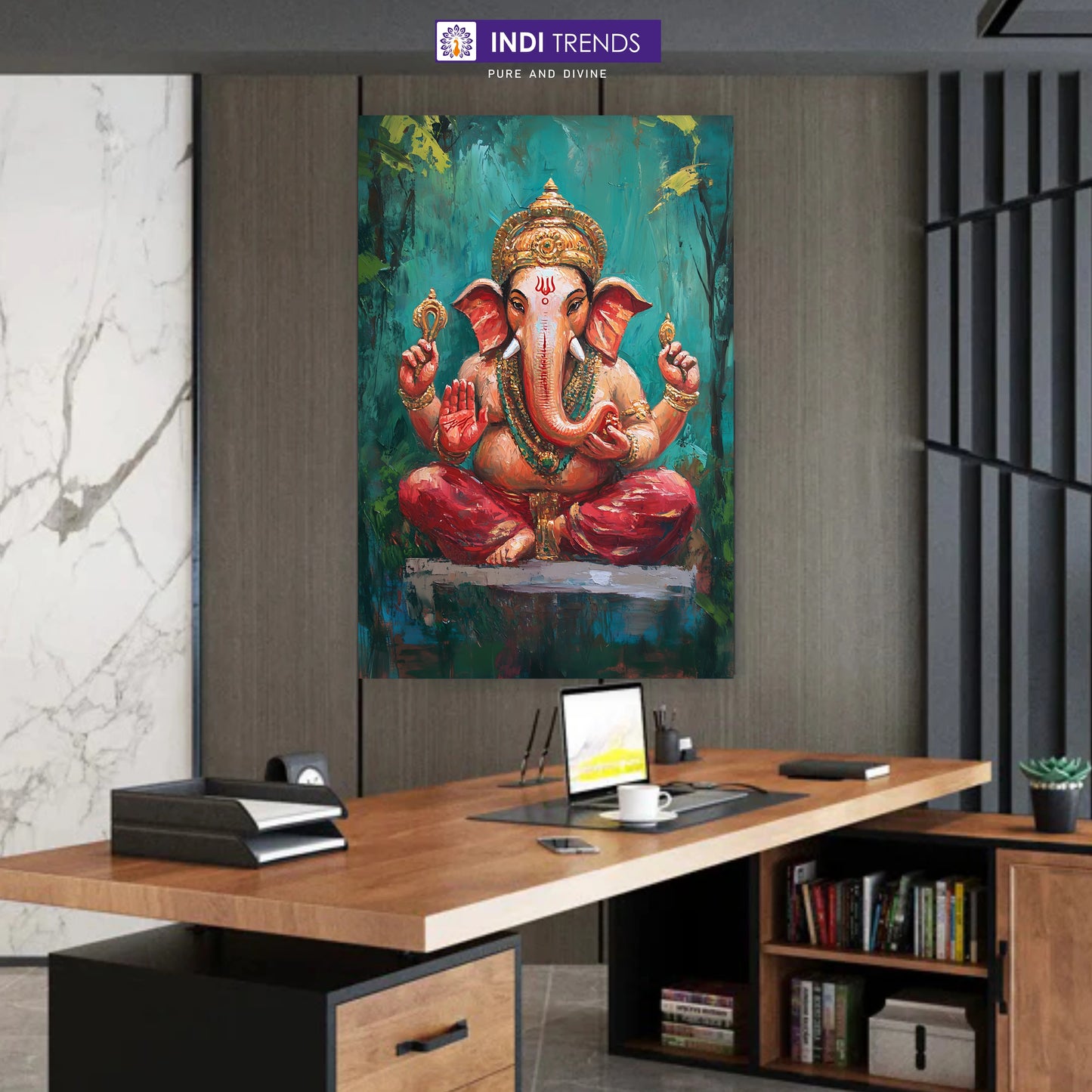 Lord Ganesha Canvas Wall Art – Standard Print
