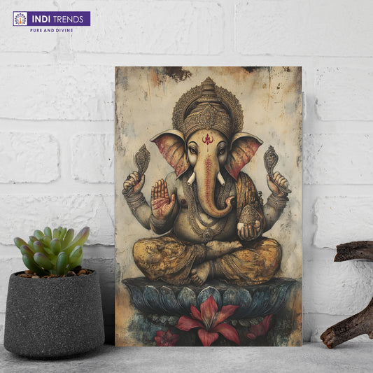 Lord Ganesha Canvas Wall Art – Standard Print