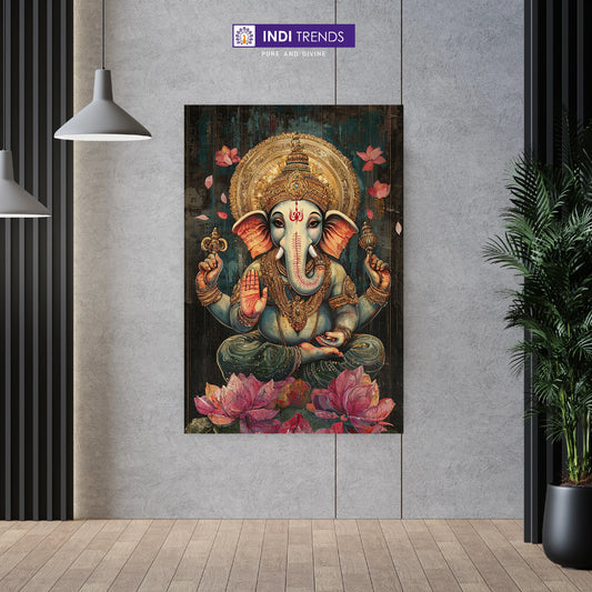 Lord Ganesha Canvas Wall Art – Standard Print
