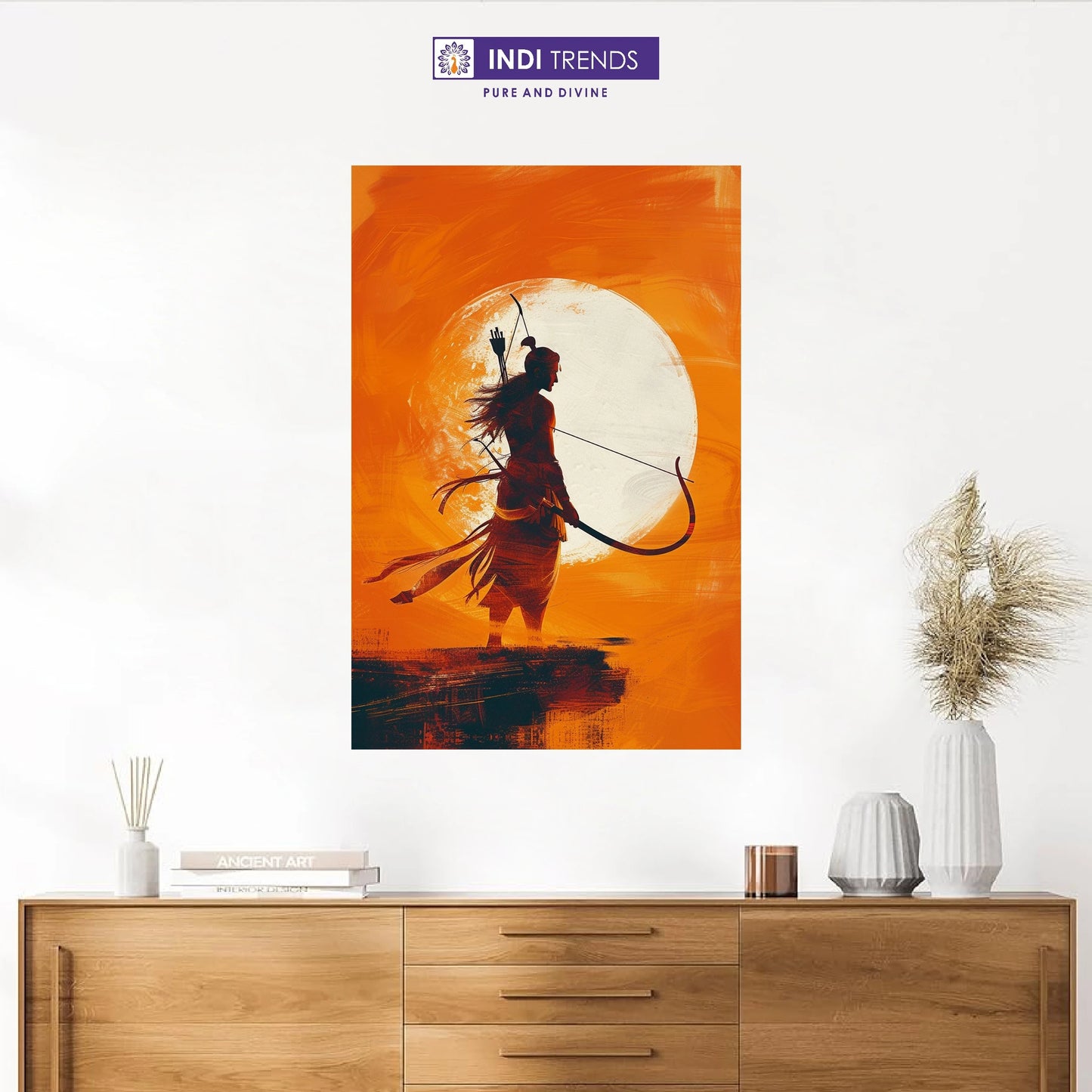 Lord Ram Canvas Wall Art – Standard Print