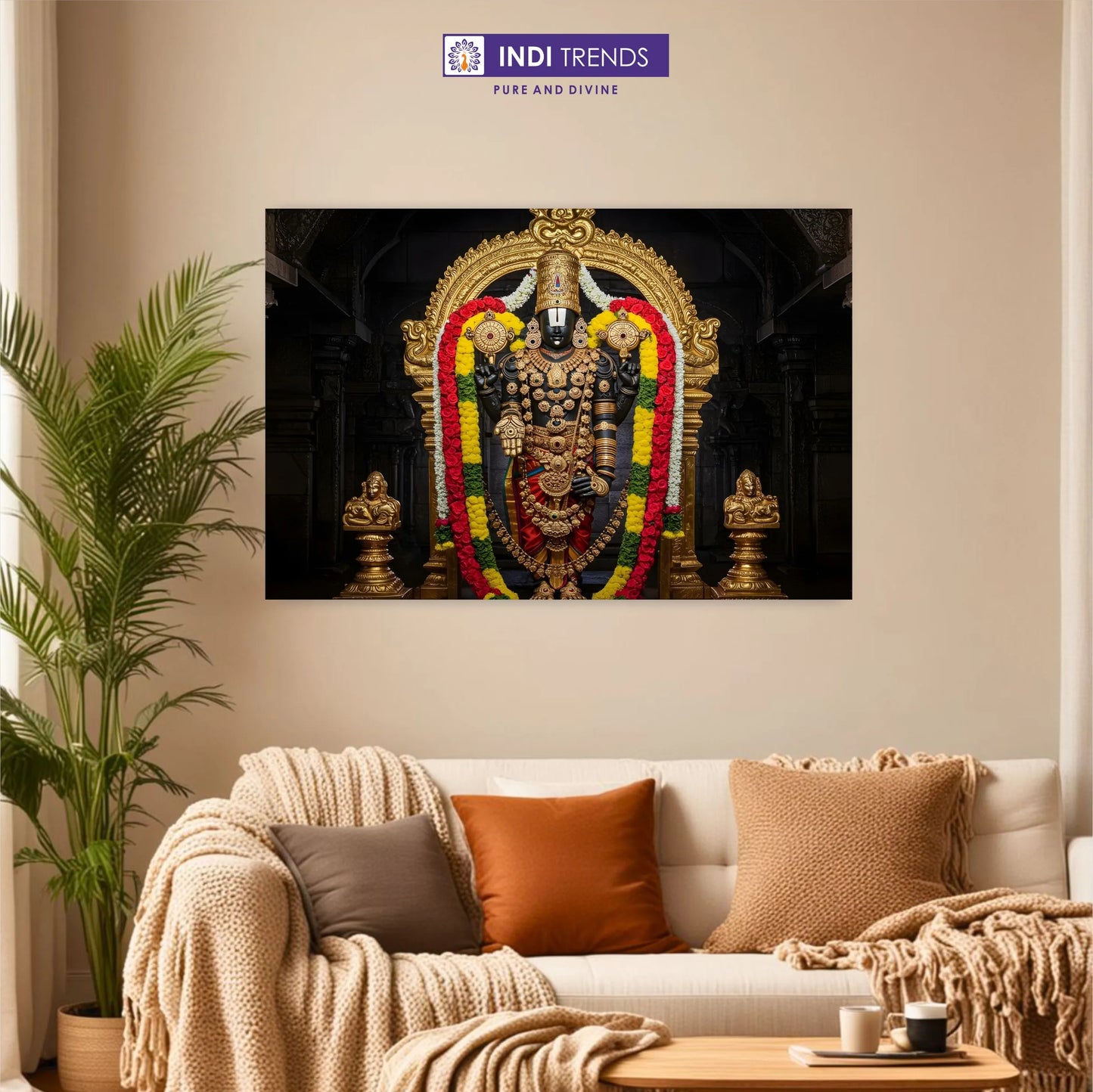 Tirupari Balaji Canvas Wall Art – Standard Print