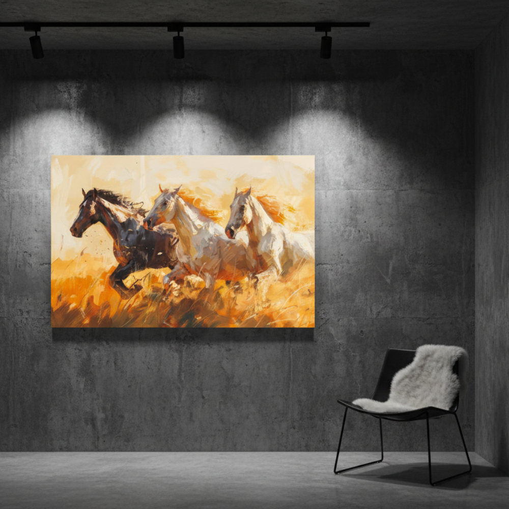 Vibrant Essence of the Primal Horse #08