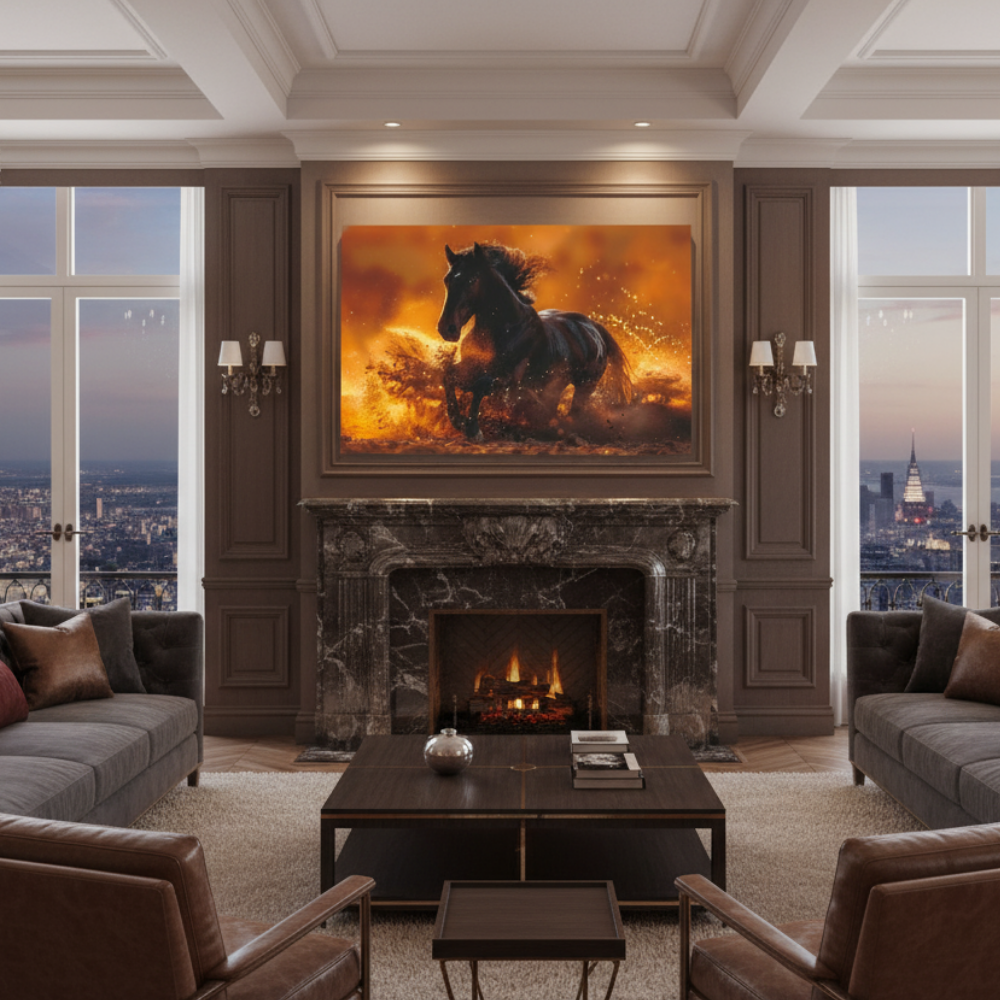 Vibrant Essence of the Primal Horse #01