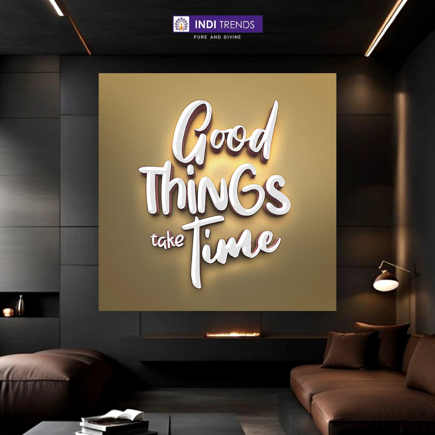 Creativ Thoughts Canvas Wall Art – Standard Print