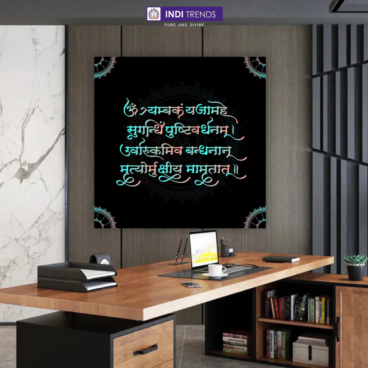 Spiritual Mantra Canvas Wall Art – Standard Print