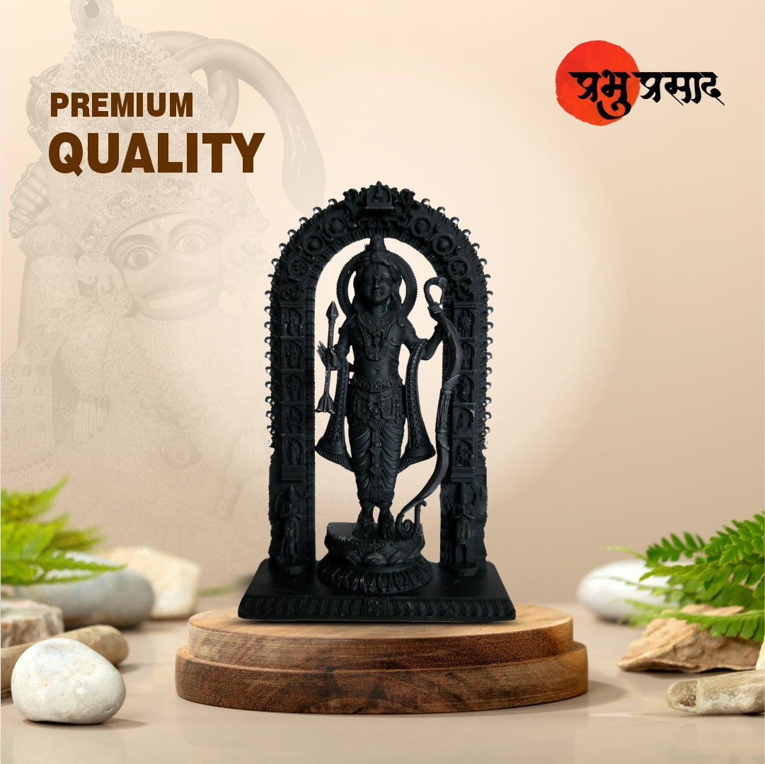 Shri Ram Lala 3D Printed Car Dashboard Idol