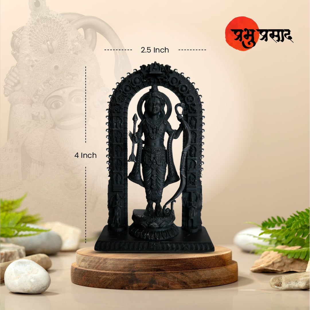 Shri Ram Lala 3D Printed Car Dashboard Idol
