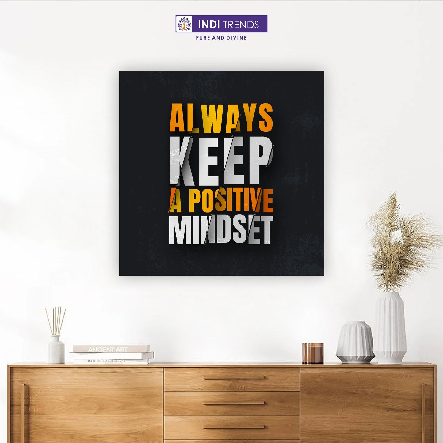 Creativ Thoughts Canvas Wall Art – Standard Print