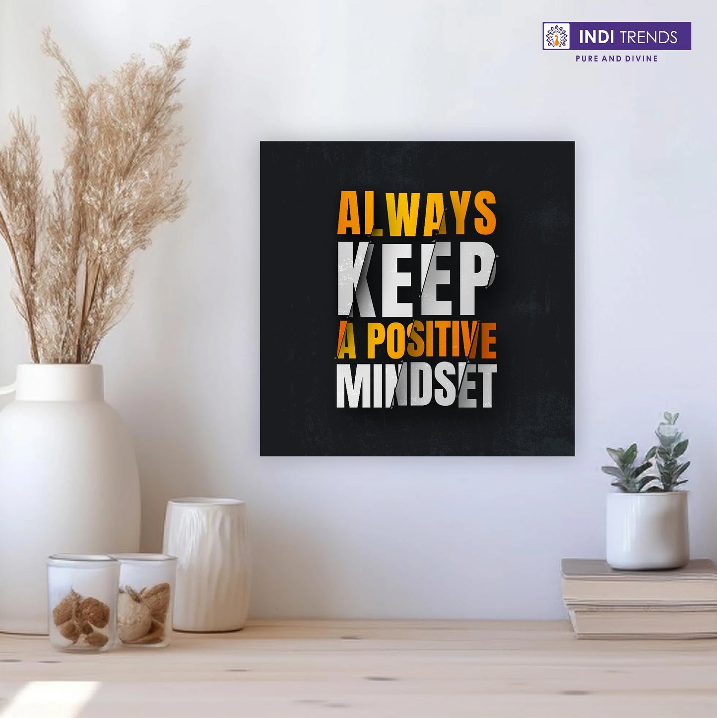 Creativ Thoughts Canvas Wall Art – Standard Print
