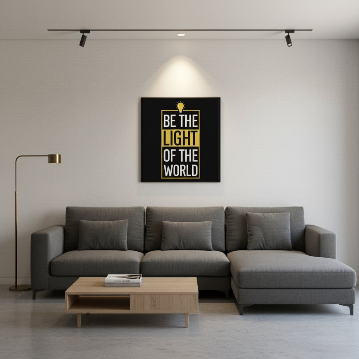 Be the Light of the World – Motivational Canvas Print for Office & Home Decor | Indi Trends