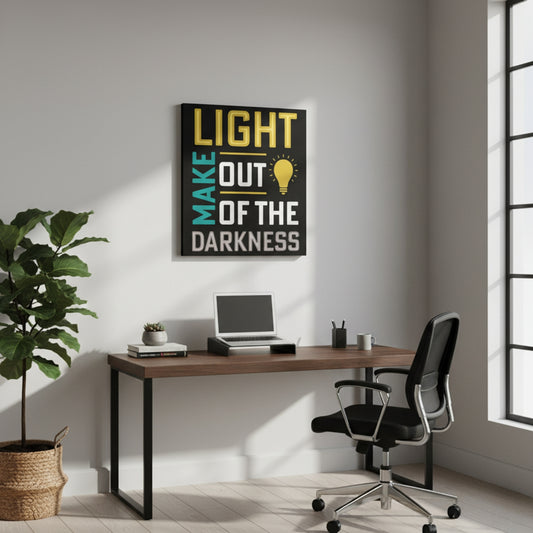 Light Out of Darkness – Overcoming Adversity Quote