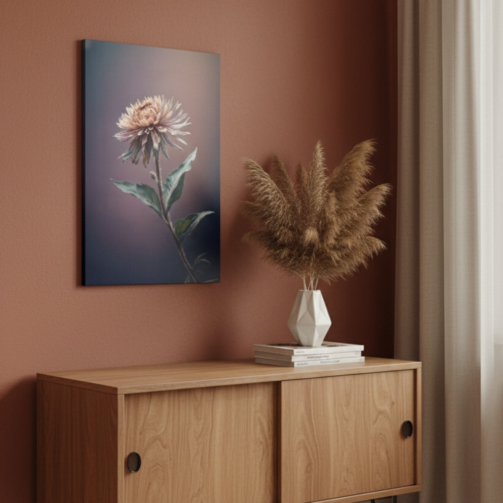 Vibrant Abstract Floral Canvas Print #21