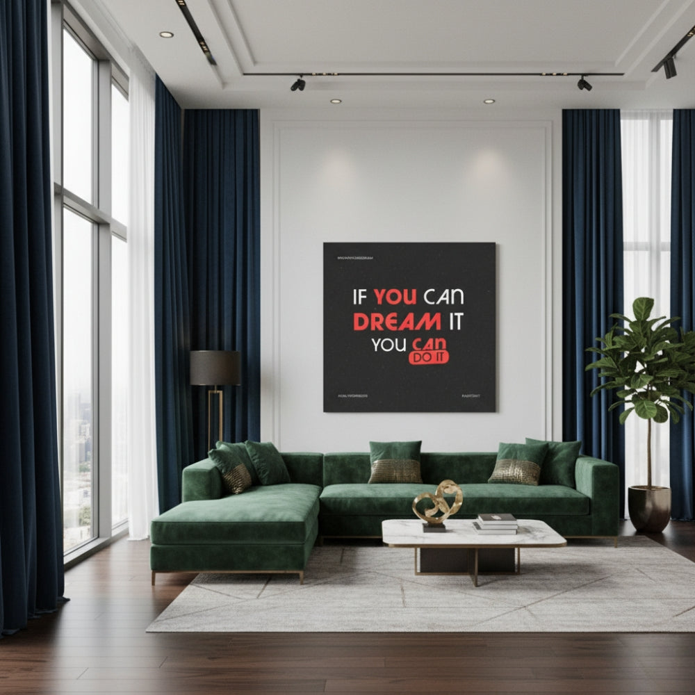 Creativ Thoughts Canvas Wall Art – Standard Print