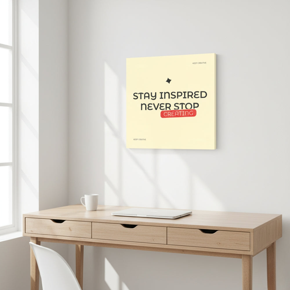 Creativ Thoughts Canvas Wall Art – Standard Print
