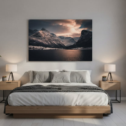 Majestic Peak Reflection Wall Art