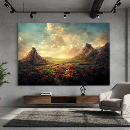 Valley of Bloom Canvas Print