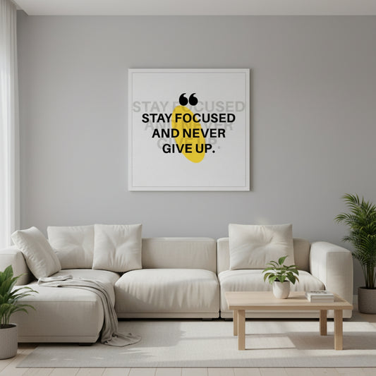 Positive Energy Quote Frame for Home Office – Indi Trends Thought Canvas