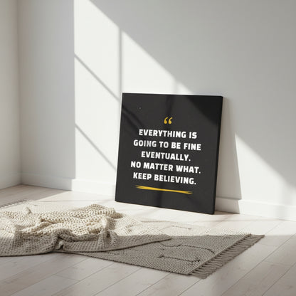 Creativ Thoughts Canvas Wall Art – Standard Print