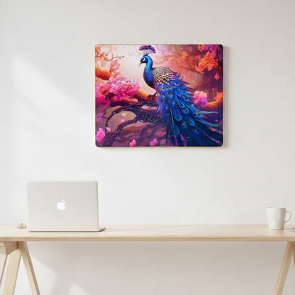 Peacock Resin Wall Art | Premium Handcrafted Nature Decor | High-Gloss Finish