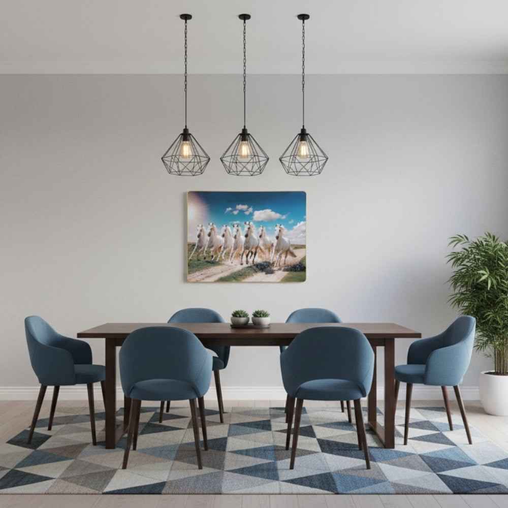 Seven Running Horses Vastu Art