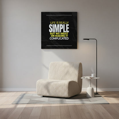 Creativ Thoughts Canvas Wall Art – Standard Print