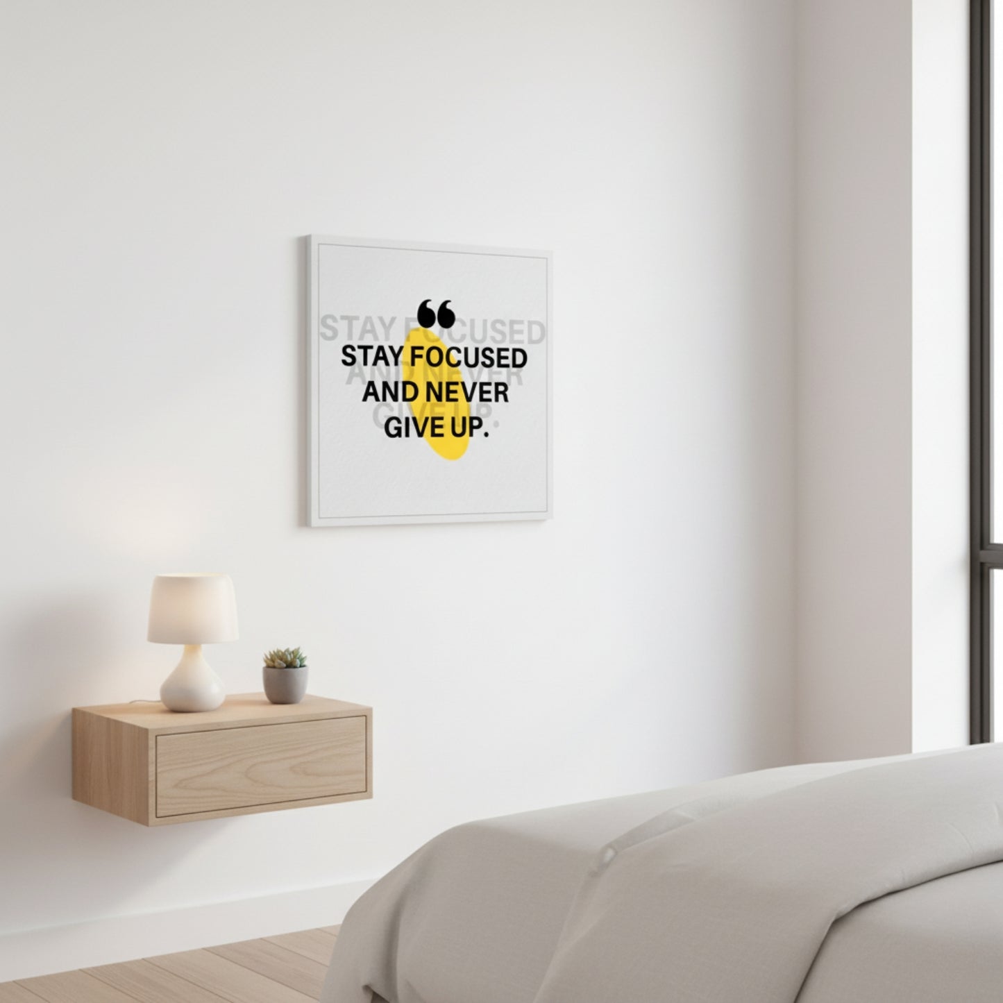 Positive Energy Quote Frame for Home Office – Indi Trends Thought Canvas
