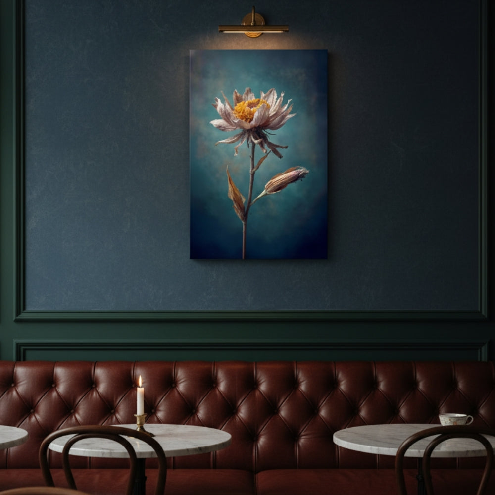 Vibrant Abstract Floral Canvas Print #23