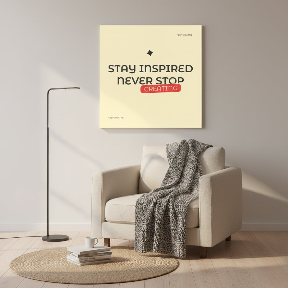 Creativ Thoughts Canvas Wall Art – Standard Print