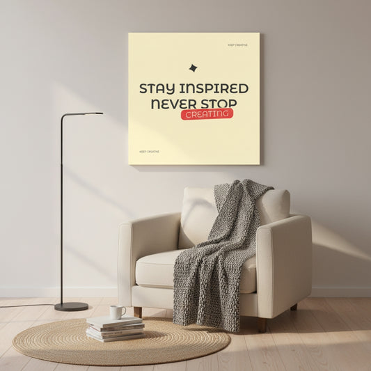 Creativ Thoughts Canvas Wall Art – Standard Print