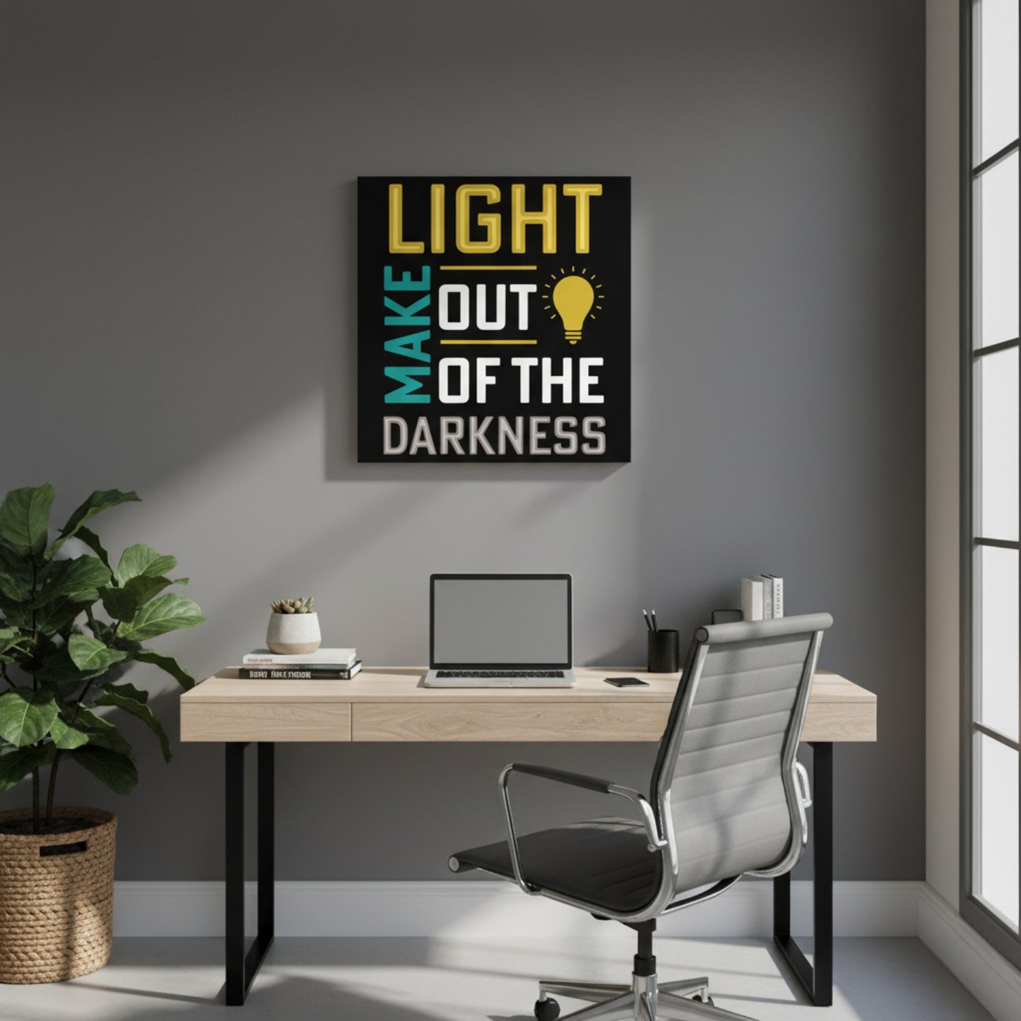 Light Out of Darkness – Overcoming Adversity Quote
