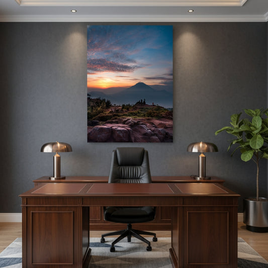 Inspiring Mountain Peak Wall Art