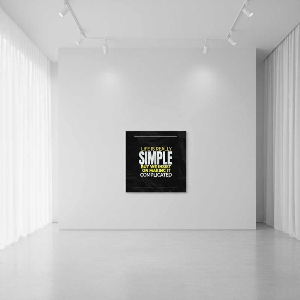 Creativ Thoughts Canvas Wall Art – Standard Print