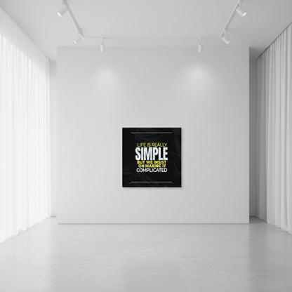 Creativ Thoughts Canvas Wall Art – Standard Print