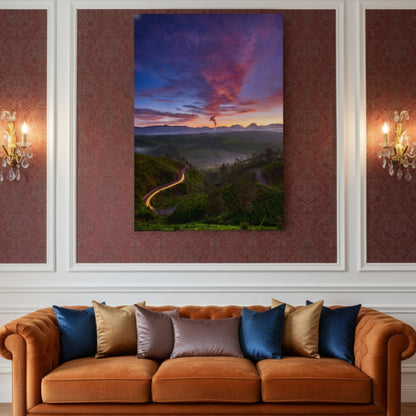 Swirling Vortex Sky Canvas Print