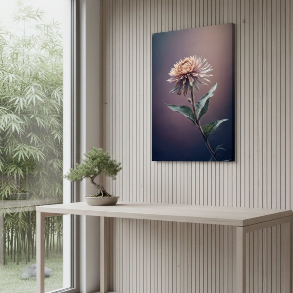 Vibrant Abstract Floral Canvas Print #21