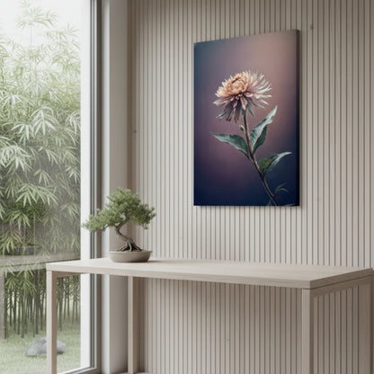 Vibrant Abstract Floral Canvas Print #21