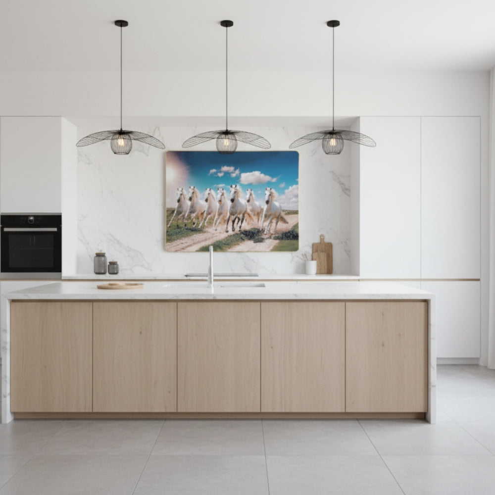 Seven Running Horses Vastu Art