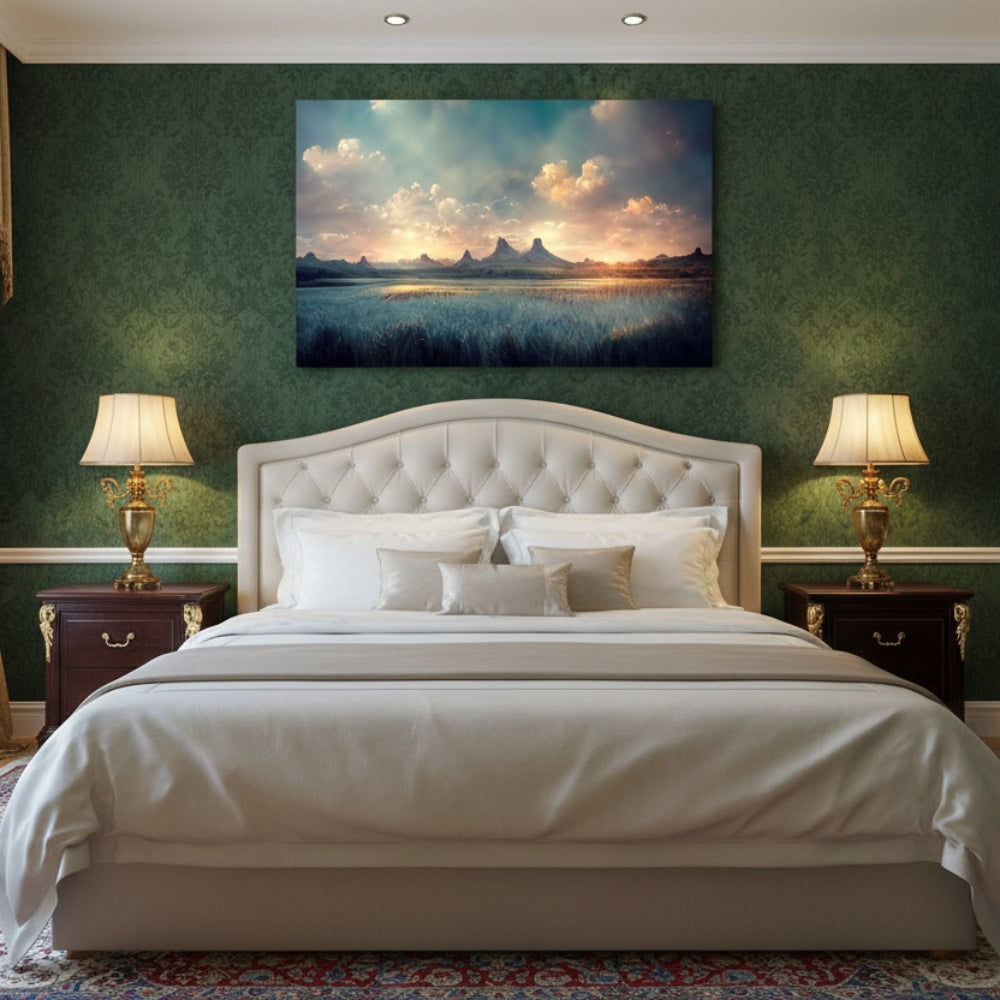 Epic Mountain Reflection Art